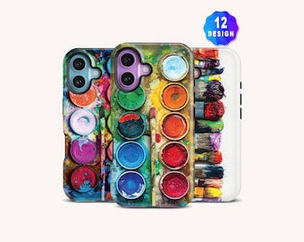Painter gifts ideas: Paint Palette MagSafe iPhone  17/16/15 Pro Max Case