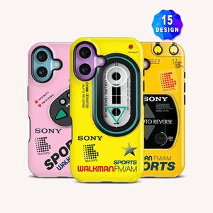 Custom Retro Walkman iPhone 17/16/15/14/13 Pro MagSafe Case: Y2K Aesthetic 80s 90s Nostalgia Gift Phone Case