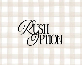 Rush My Order