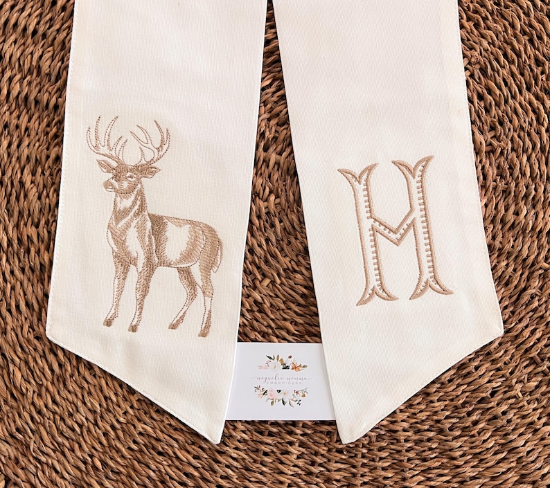 Sportsman Deer wreath sash