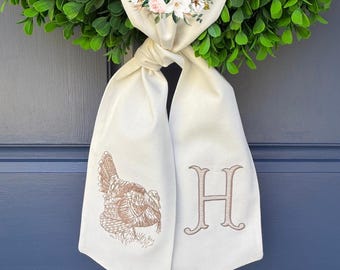 Turkey wreath sash