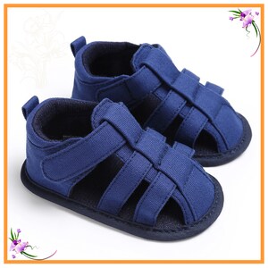 Sandales mignonnes pour bébé, sandales dété pour bébé, sandales pour tout-petits, chaussures pour bébé dété, vêtements pour bébé, pantoufles pour bébé, sandales pour bébé garçon, cadeau de baby shower image 10