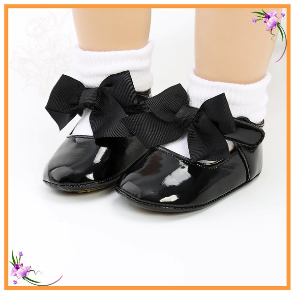 Chaussures bébé princesse, cadeau bébé fille, chaussures bébé mariage, cadeau pour petit-enfant, chaussures bébé fille, chaussures bébé en cuir verni, chaussures bébé, cadeau