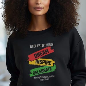 Black History Month Sweatshirt, Unisex Crewneck, Gift for friend, Gift for Mom, Gift for Dad, Black Pride, Human Rights,  bhm sweatshirt