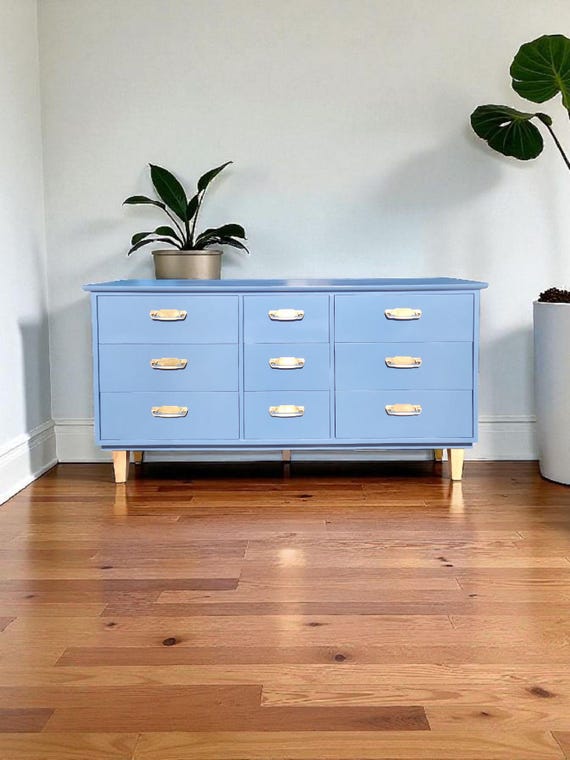 blue small dresser Frances 6 Drawer Dresser – Meadow Blu