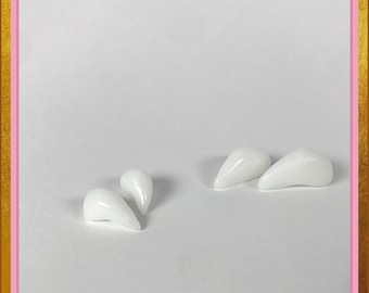 Plastic Teeth for Animal Masks - Handmade