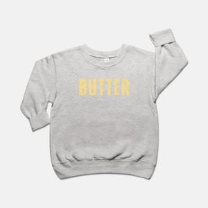 Toddler Butter Sweatshirt Kids Cotton Pullover Top Cute Crewneck Rabbit Skins 3317 Style Graphic Jumper Warm Comfortable Child Apparel