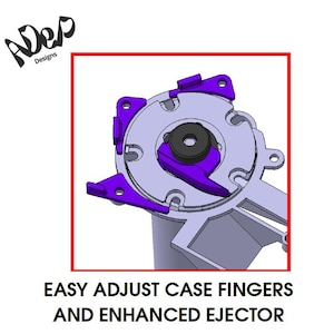 Lee Loadmaster Enhanced Case Ejector and Easy Adjust Guide Fingers