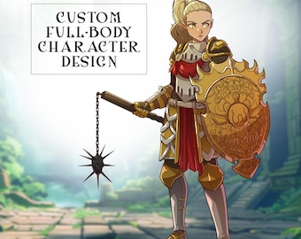 DND Character Commission: Personalized Full Body Fantasy OC Art