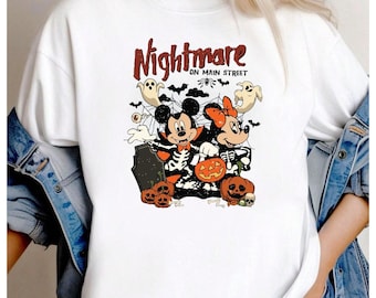 Disney Halloween Tee, Y2k, Halloween Vintage, 90s, Retro Spooky Season Baby Tee, PSL, Pumpkin Spice, Spooky Season, Not So Scary Halloween