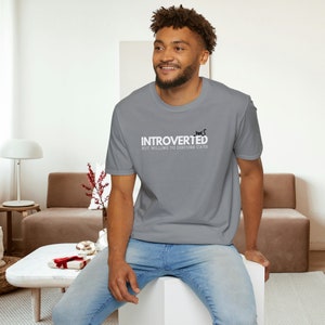 Introverted But Willing To Discuss Cats Softstyle T-Shirt