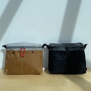 IMMO Sacoche, Ultraliht, Gridstop (Dyneema), X-pac, trail, hiking, case, bag, stuff pack, YKK waterproof zipper, UL