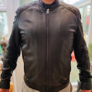 Hugo boss jagson leather jacket deals
