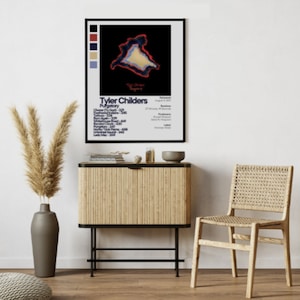 Póster del álbum Purgatorio de Tyler Childers, impresión de música country, arte de pared de Tyler Childer, descarga digital