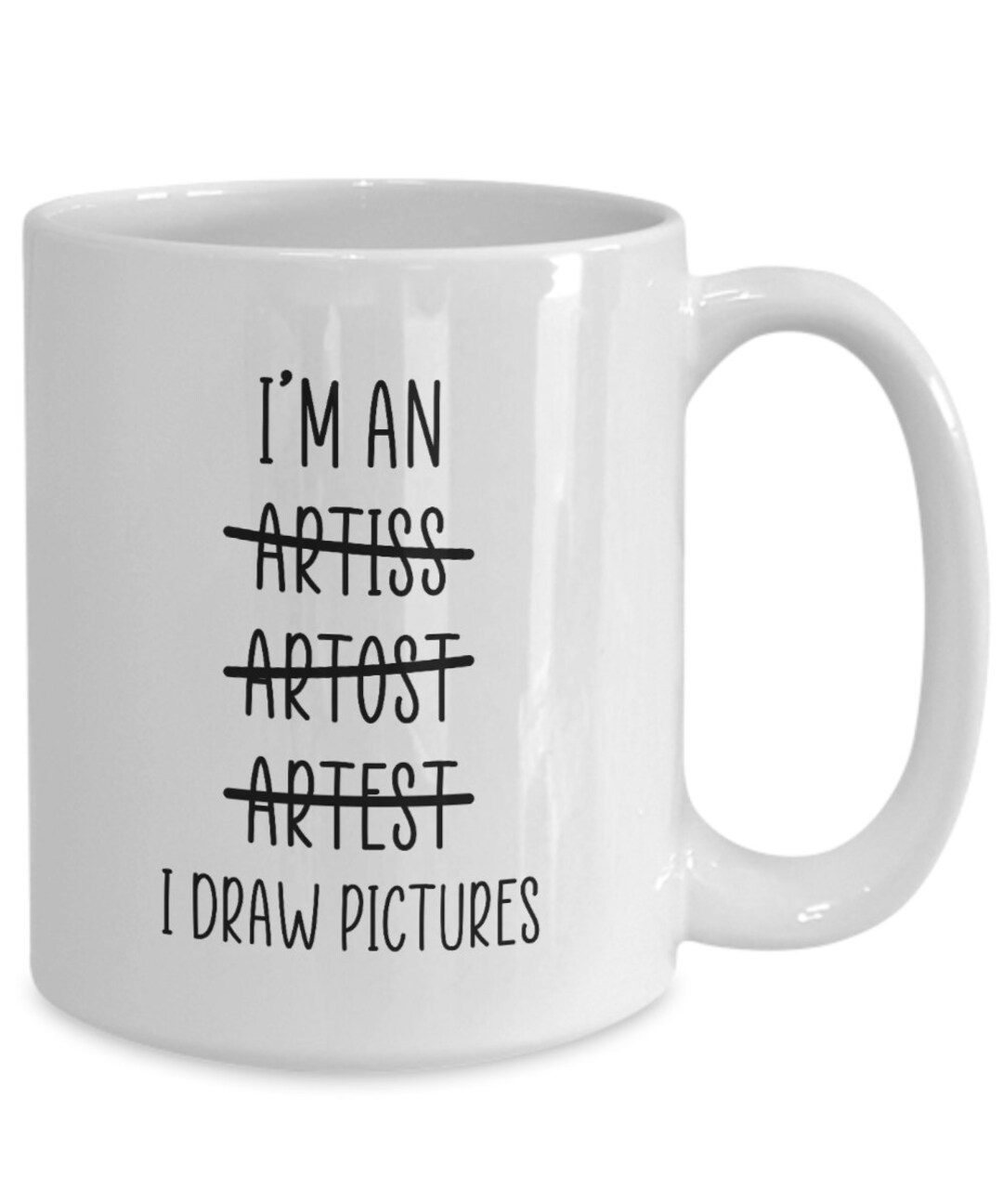 Artist Mug Gift for Art Lover or Painter Art or Sculptor Student Cup