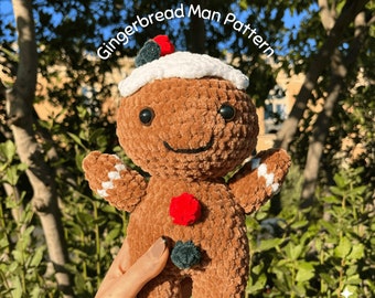 Crochet Pattern - Gingerbread man!