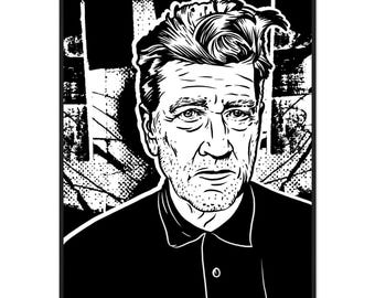 David Lynch Paintings ＆ Drawings David Lynch - Print, 4 X 6 Inches, Portrait, Movies, Film