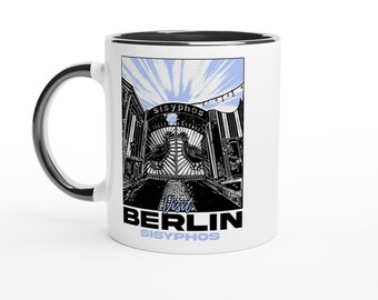 Sisyphos Berlin Mug – Techno Club Art, Raver Gift