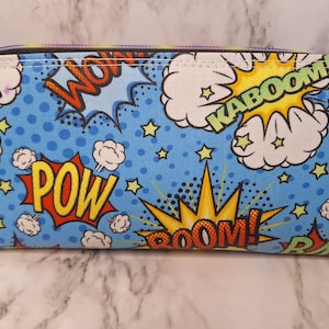 Cartera clásica con cremallera/CZAW/Cartera de mujer/Cartera minimalista/Cómic