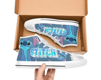 Lilo & Stitch High Top Shoes Sneakers Canvas Custom Shoes