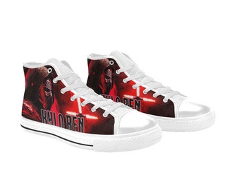 Kylo Ren Hightop Sneakers, Canvas printed Shoes For Kids and Adults