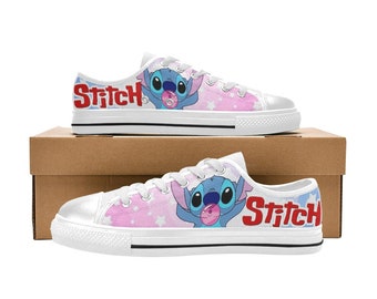 Lilo & Stitch Low Top Shoes Sneakers Canvas Custom Shoes