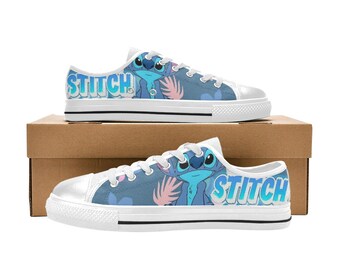 Lilo & Stitch Low Top Shoes Sneakers Canvas Custom Shoes