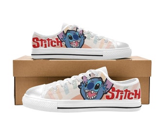 Lilo & Stitch Low Top Shoes Sneakers Canvas Custom Shoes