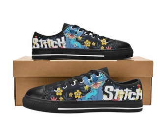Lilo & Stitch Low Top Shoes Sneakers Canvas Custom Shoes