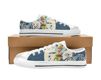Zapatillas bajas de Campanilla, zapatillas de lona personalizadas