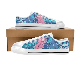 Lilo & Stitch Low Top Shoes Sneakers Canvas Custom Shoes