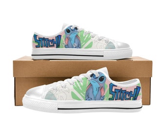 Lilo & Stitch Low Top Shoes Sneakers Canvas Custom Shoes