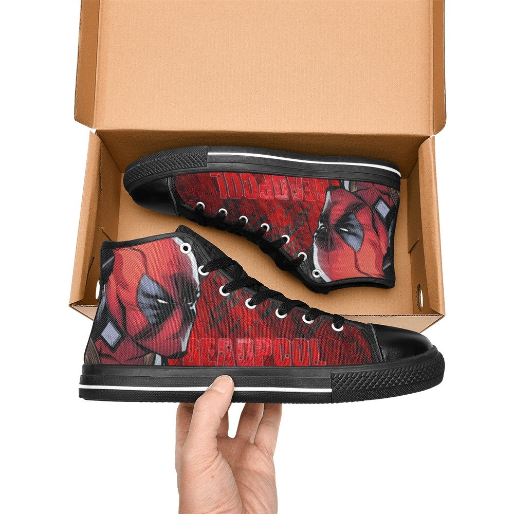 deadpool high top sneaker