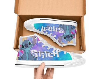 Lilo & Stitch High Top Shoes Sneakers Canvas Custom Shoes