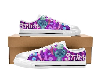 Lilo & Stitch Low Top Shoes Sneakers Canvas Custom Shoes