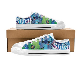 Lilo & Stitch Low Top Shoes Sneakers Canvas Custom Shoes