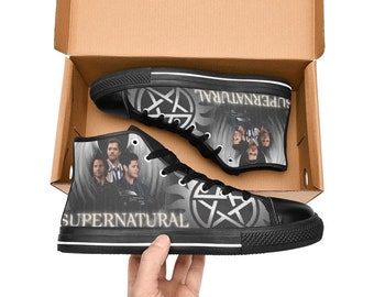 Zapatillas altas Supernaturales de lona personalizadas