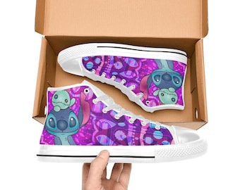 Lilo & Stitch High Top Shoes Sneakers Canvas Custom Shoes