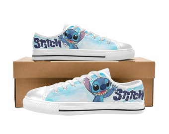 Lage schoenen Lilo & Stitch Sneakers Canvas Custom Schoenen
