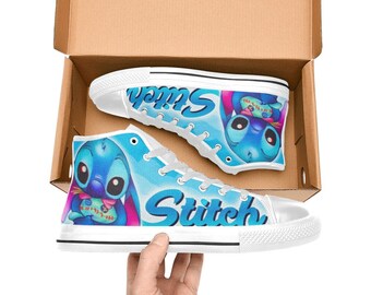 Lilo & Stitch High Top Shoes Sneakers Canvas Custom Shoes