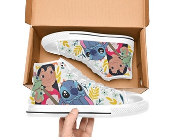 Lilo & Stitch High Top Shoes Sneakers Canvas Custom Shoes