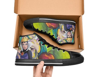 Schneewittchen High Top Schuhe Turnschuhe Canvas Custom Schuhe