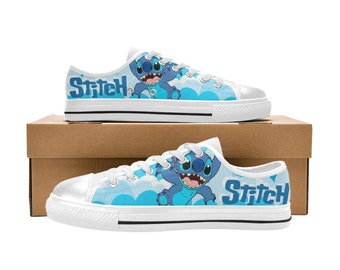 Lilo & Stitch Low Top Shoes Sneakers Canvas Custom Shoes