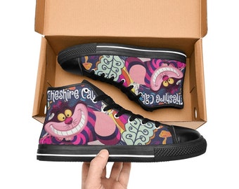 Alice in Wonderland High Top Shoes Sneakers Canvas Custom Shoes