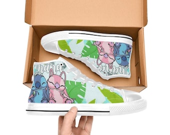 Lilo & Stitch High Top Shoes Sneakers Canvas Custom Shoes
