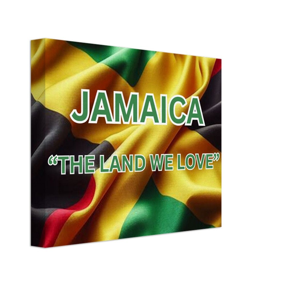 Flowing Pride: Jamaican Flag With 