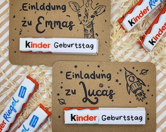 Kinderriegel Birthday Invitation | Children's Birthday Invitation