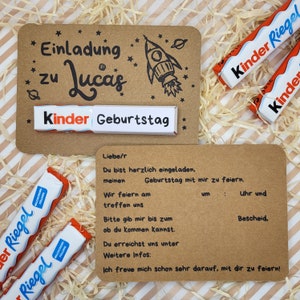 Kinderriegel Geburtstagseinladung Kindergeburtstag Einladung Bild 5