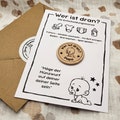 Decision coin for parents | Whose turn is it? | Gift for birth product logo