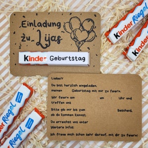 Kinderriegel Geburtstagseinladung Kindergeburtstag Einladung Luftballons